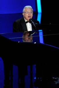 Randy Newman plays piano during the 83rd Annual Academy Awards