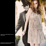 gli uomini così non esistono (men like this don't exist) by Jeff Linett. 5- leather dress by Sheri Bodell bracelet by Little Rooms
