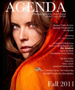 Fall 2011 Cover Photographed by Ash Gupta 838MG, Cover Model Laura Shields