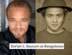 Dorian C. Baucum plays Boogaloosa in the theater production Camp Logan.