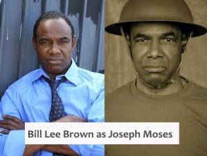 Bill Lee Brown plays Joseph Moses in the theater production Camp Logan.