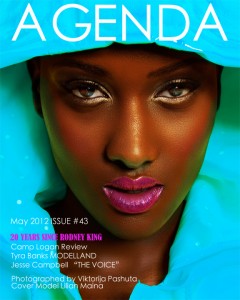 Agenda Magazine Fall 2012 Cover with Model Lilian Maina, Photographed by Viktorija Pashuta 838 Media Group 