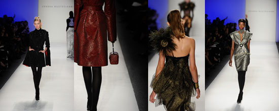 Joanna Mastroianni Fall 2012 Runway During Mercedes Benz Fashion Week NY, Photographed by Arun Nevader 
