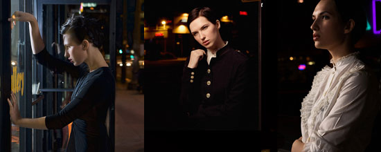 Nuit Noire Fashion Editorial Photographed by Jeff Linett