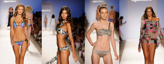 aguaclara Swimwear at the Raleigh Hotel for the Mercedes Benz Fashion Week Miami Swim Group Show on July 23, 2012 