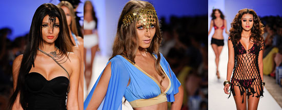 Lisa Blue at the Raleigh Hotel Dring Mercedes Benz Fashion Week Miami Swim 2013 on July 19, 2012