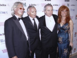 Suzanne DeLaurentiis at the Palm Beach Film Festival Awards with Wolf, Dennis Hopper, Bobby Moresco