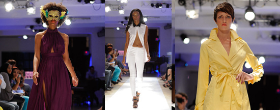 Negris Lebrum Spring 2013 Runway during Mercedes Benz Fashion Week  Photographed by Arun Nevader