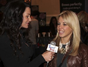 Chelsie Hightower (Dancing with the Stars) interviewed by SweeetSwag.com at Kathy Duliakas's 5th Annual Oscar® Suite & Party Photo: Travis Jourdain