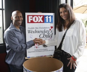 KEVIN EUBANKS & CHRISTINE DEVINE WITH WEDNESDAY'S CHILD