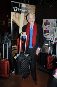 MARTIN LANDAU AND TRAVELER'S LUGGAGE