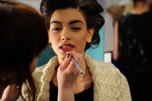 Backstage for Christian Siriano Spring 2011 (Photo: Arun Nevader) 