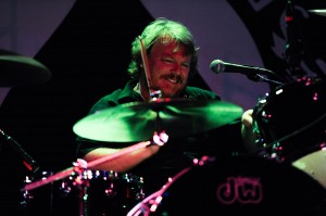 Drummer Steve Brown at Ace of Spades for Oleander CD Release Concert (Photo: Arun Nevader)