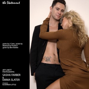 Sasha Farber and Emma Slater Photographed by Jeff Linett for the Statement