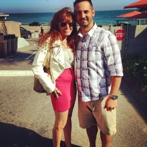 Ali Levine with Her Husband