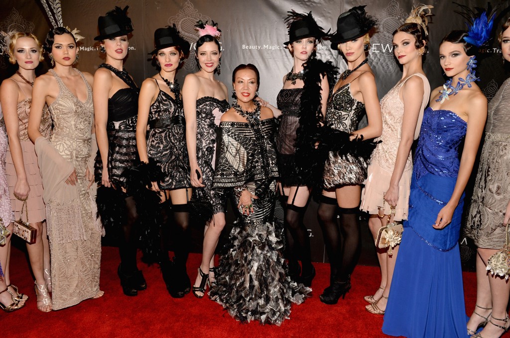 Sue Wong "Jazz Babies" Spring 2014 Runway Show And After Party