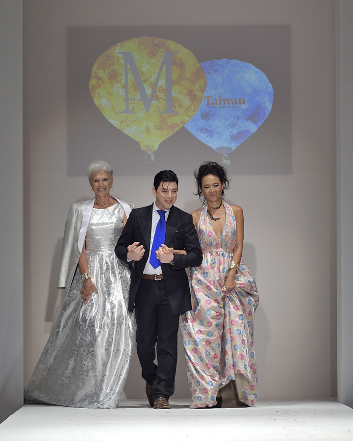 Malan Breton on the Runway