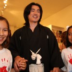 Japan Relief Fundraiser at EM&CO (Center, Actor Shin Koyamada)