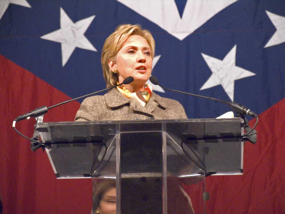 Hillary Clinton at First Lady's Luncheon 2004 