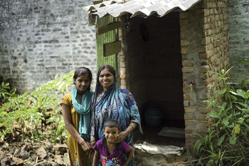 Sushma's husband came across their 5th grade daughter, Shalu, relieving herself in someone else's field one day in India's Masnapur Village. His own shame and hearing the verbal abuse from others motivated him to purchase a toilet through PSI's social enterprise program responsible for funding and building more than 16,000 toilets.