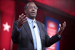 Ben Carson speaking at CPAC 2015 in Washington, DC.