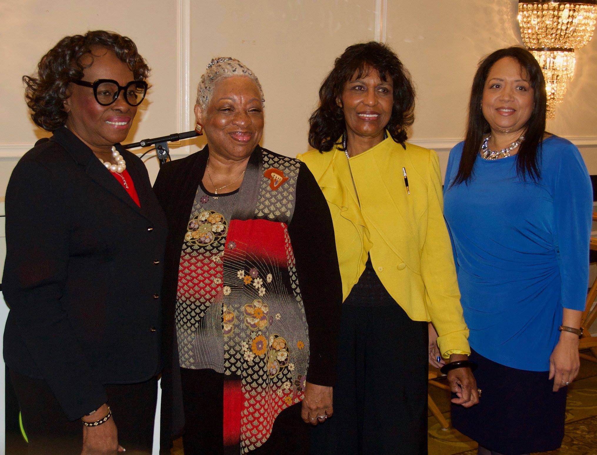 Military-Women-honored-Dr-Gloria-Willimgham-Toure-and-Lt-Colonel-Patricia-Jackson-Joan-Arrington-Craigwell-and-Judith-Mary-Welsh-photo-by-sheryl-aronson
