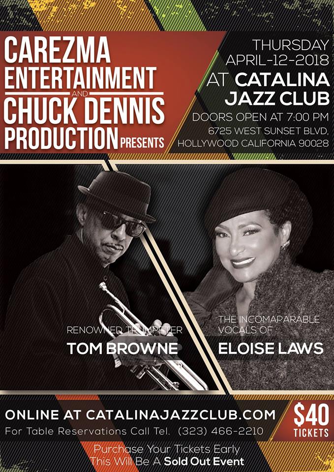 Eloise-Laws-Tom-Browne-Catalina-Jazz-Club-4-12-18-Flyer
