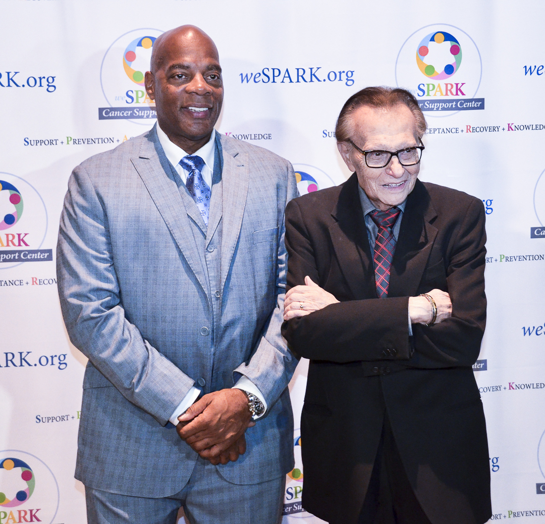 Alonzo Bodden and Larry King