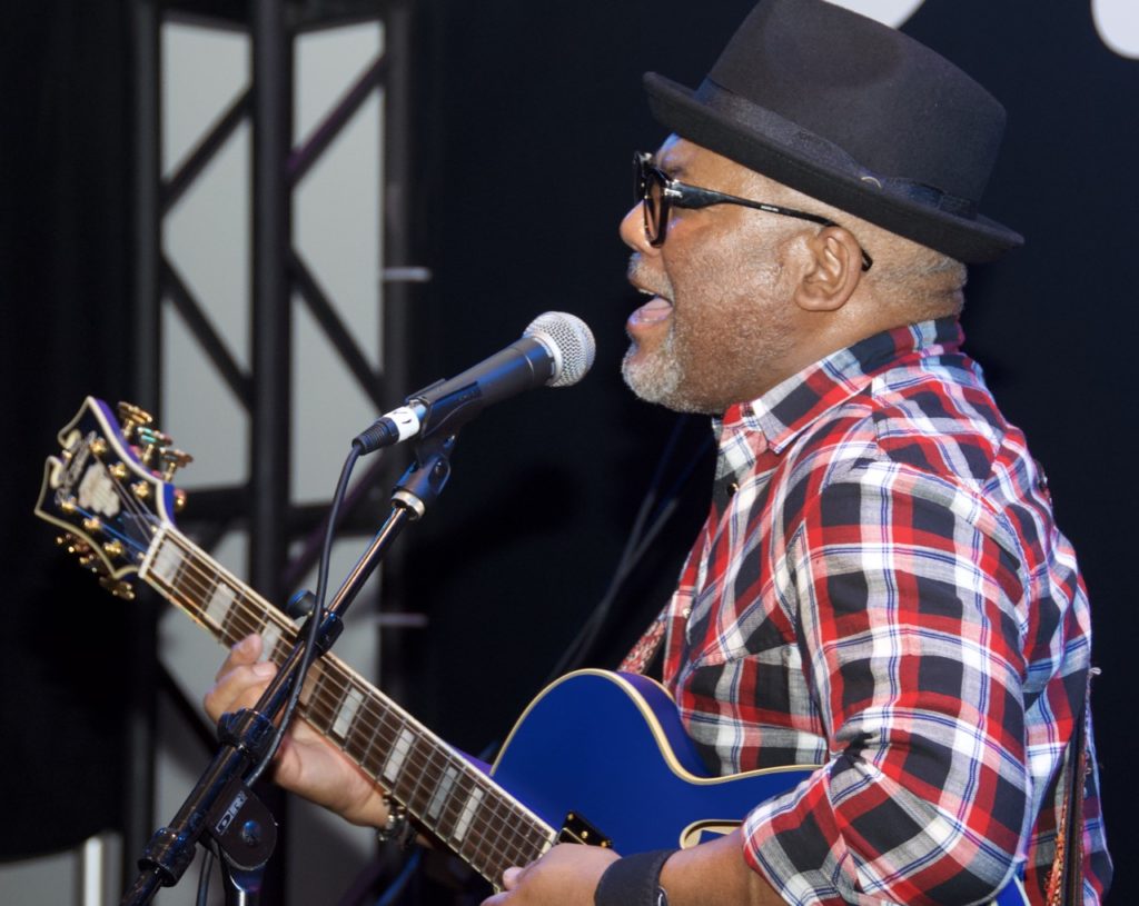 Jonathan Butler at NAMM 2019 (Photo: Sheryl Aronson)