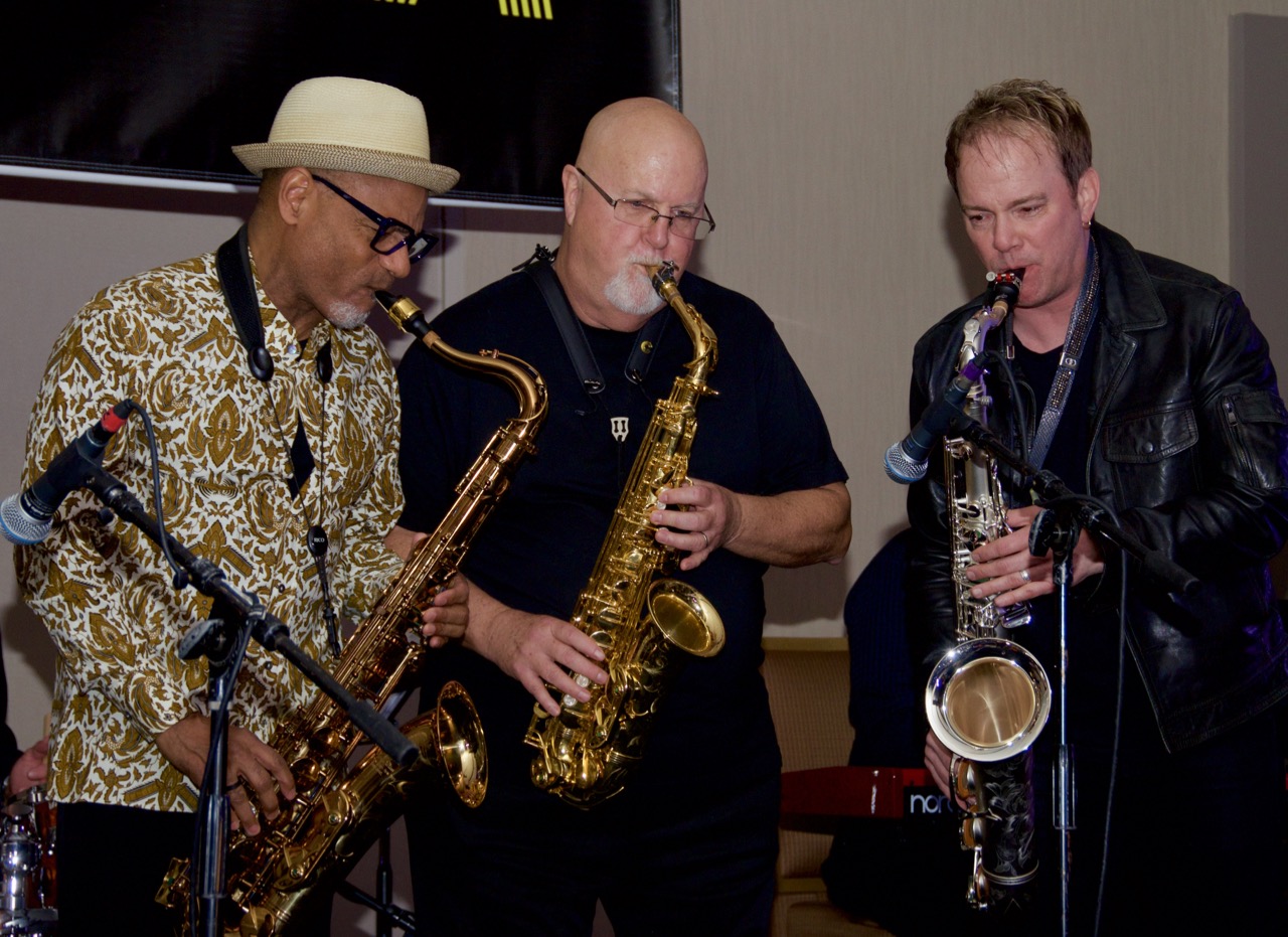 Kirk Whalum-Tom Scott-Darren Rahn-Legere Jazz Jam-NAMM 2019