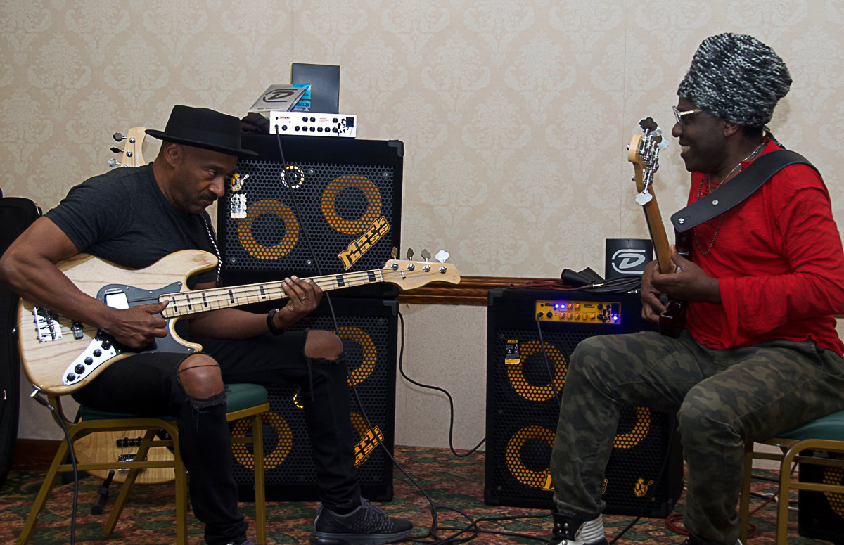 Marcus Miller and Richard Bona (Photo: Sheryl Aronson)