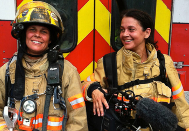 FIREWOMAN Directed by Leroux with firefighter Mélanie Drainville