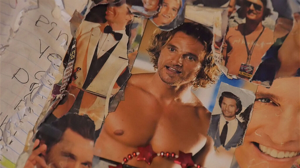 A Collage of Matthew-McConaughey from "Iron Family" Documentary