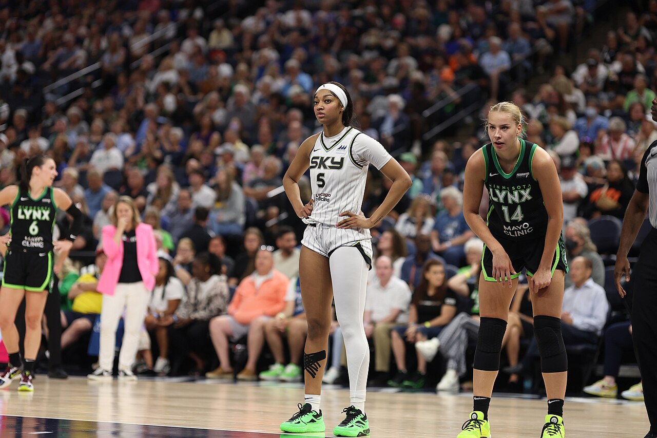 Angel Reese: MN Lynx vs Chicago Sky, on September 1st, 2024 at Target Center in Minneapolis, Minnesota (photo: McClellan)