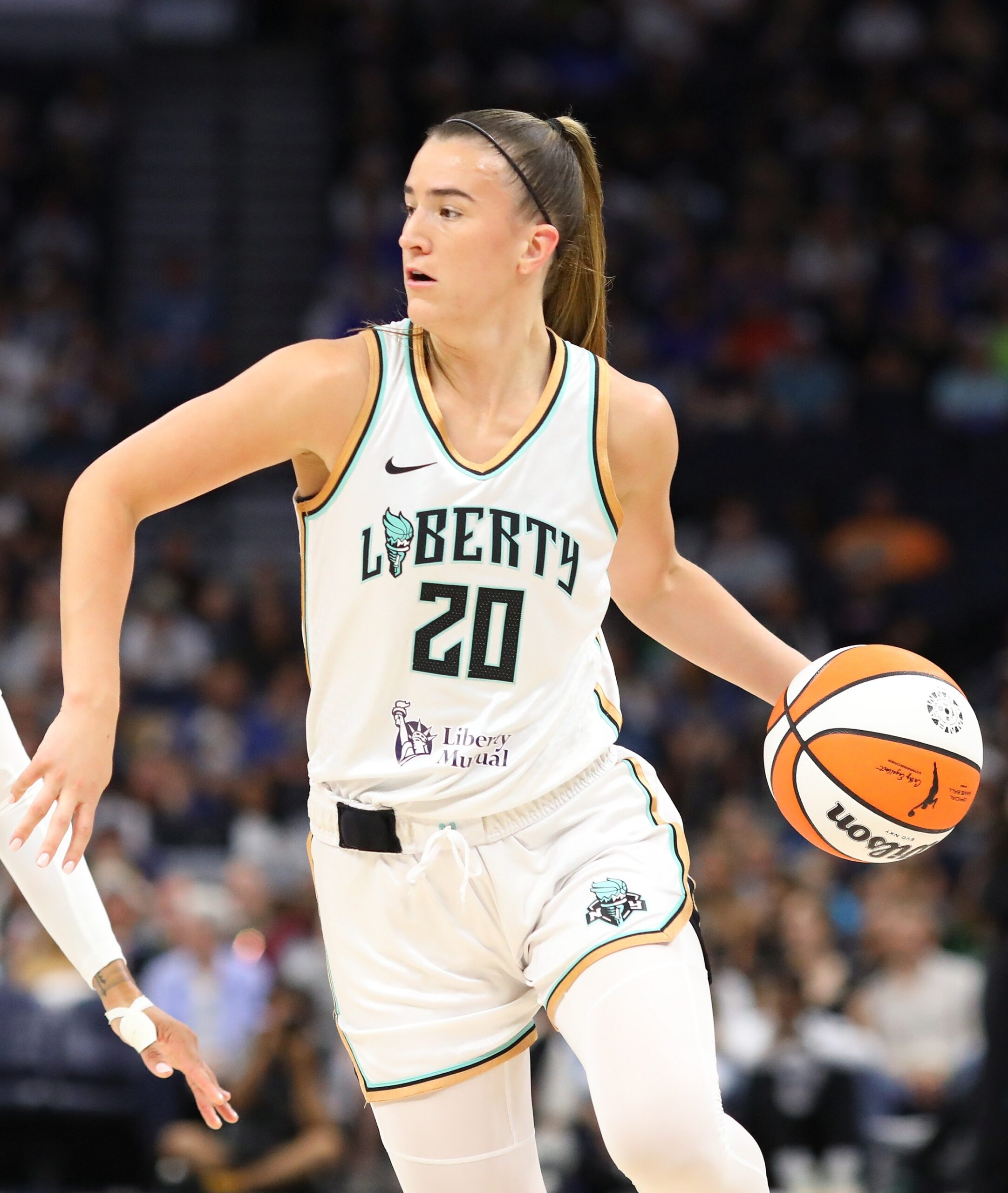 Sabrina Ionescu with the New York Liberty in 2025 (Photo: John McClellan)