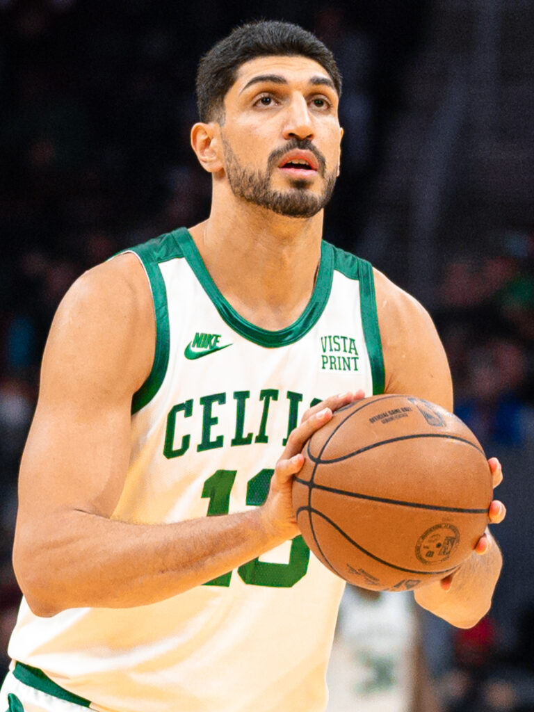 NBA Player Enes Kanter Freedom During a Celtics Game (Photo: Erik-Drost)
